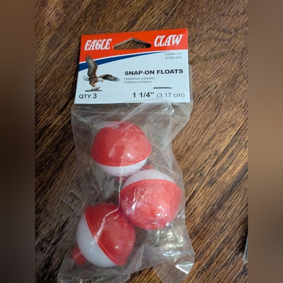 Fishing Tackle & Supplies Lot Floats Split Rings,Sinkers, Bell, Barrel Swivels + - Picture 8 of 13